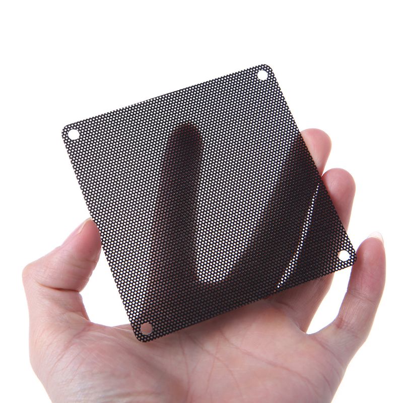 10 Uds., ventilador de PVC de 120MM, filtro antipolvo para PC, estuche a prueba de polvo, cubierta negra de malla para ordenador cortable