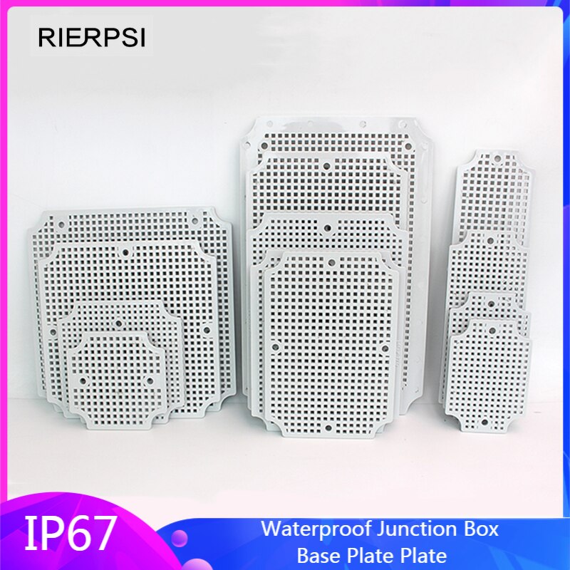 Waterproof Junction Box Base Plate Plate Outdoor Monitoring Waterproof Box Fixed Base Plate ABS Honeycomb Mounting Base IP67