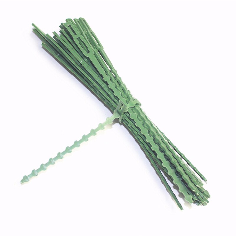Adjustable 50pcs/lot Plastic Plant Cable Ties Reusable Cable Ties Greenhouse Grow Kits for Garden Tree Climbing Support