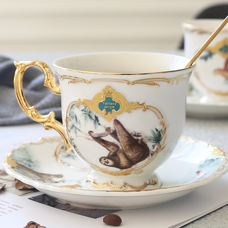Europese Luxe Koffie Koffie Mok Reizen Leuke Mok Keramische Koffie Mok Geïsoleerde Koffie Mok Grappige Caneca Drinkware BB50: style 3