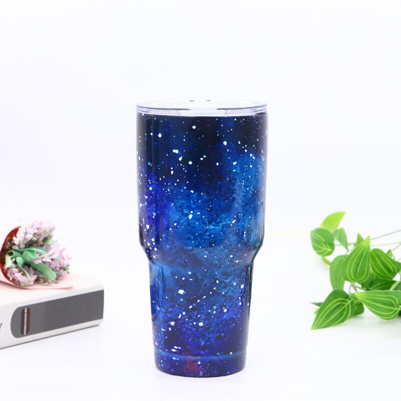 30oz Tumbler Food Grade Stainless Steel Double Wall Vacuum Insulated Coffee Cup With Lid Travel Mug Water Bottle: D