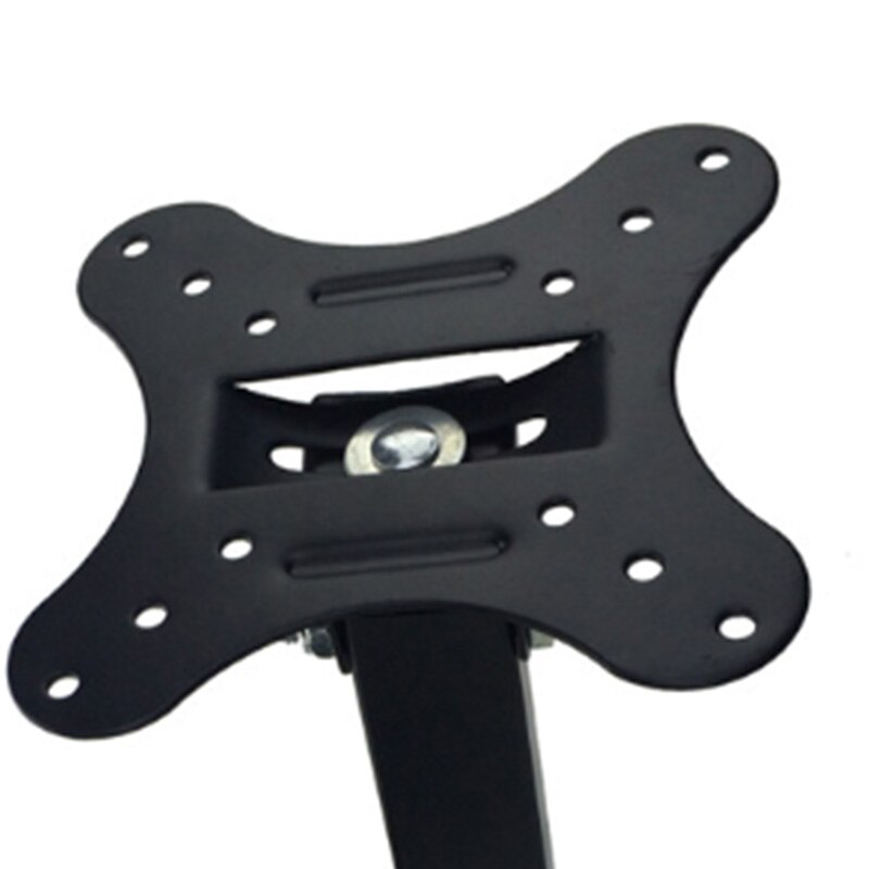 Adjustable 14-27-Inch TV Wall-Mounted Bracket, Flat-Sn TV Frame, 15-Degree Tilt, Mobile LCD TV Monitor Bracket