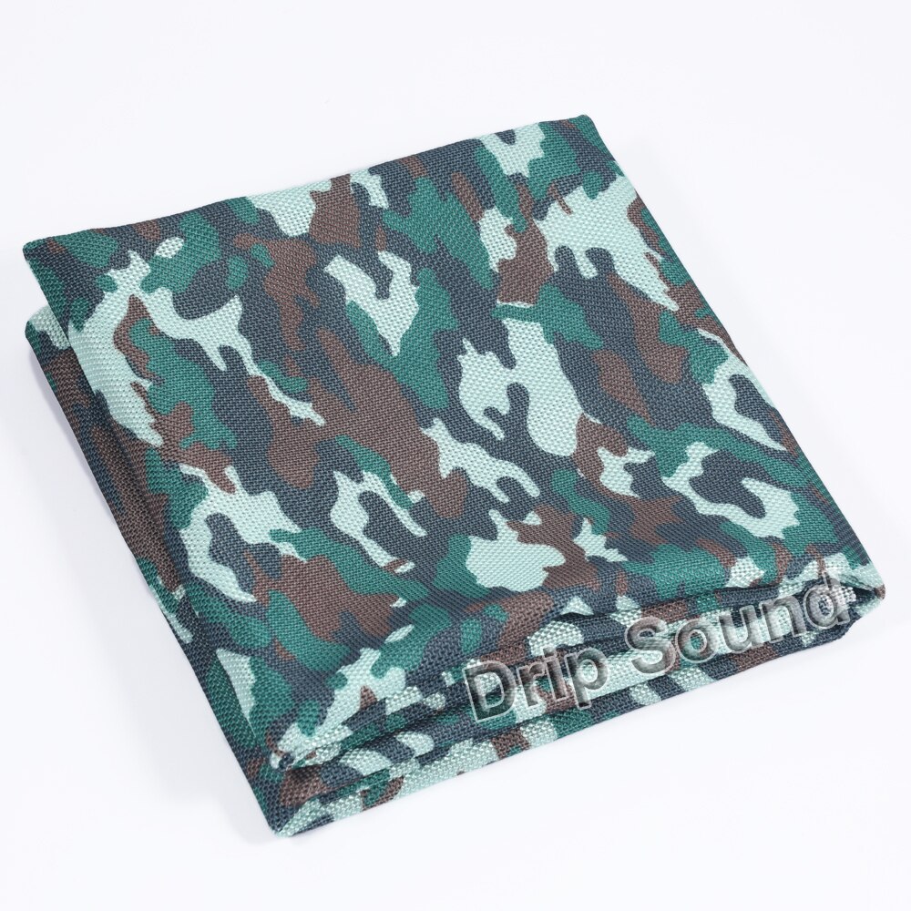 Speaker Waterdichte Transonic Geluid Doek Auido Stereo Dustcloth Polyester Fiber Mesh Kleding Stof 1.4x0.5m: Camo