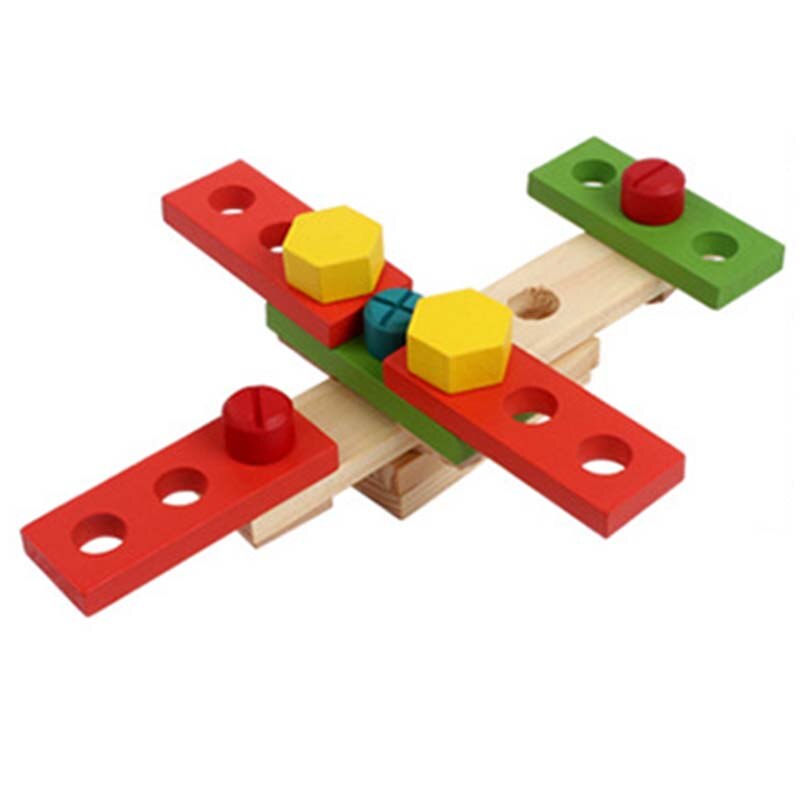 Baby Spielzeug freundlicher Holz Multifunktionale Werkzeug einstellen Wartung Kasten Holz Spielzeug Baby murmeln Kombination Chirstmas/Geburtstag Spielzeug