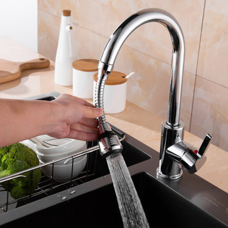 Køkken tilbehør 2 tilstande fleksibel vandhane forlænger højtryks dyse filter tap adapter køkkenudstyr leverer varer: Default Title