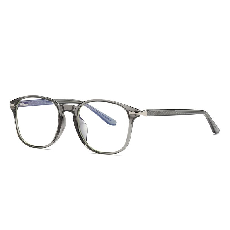 Gafas TR90 ultraligeras para hombre y mujer, monturas para ordenador, 49508: C5Gray