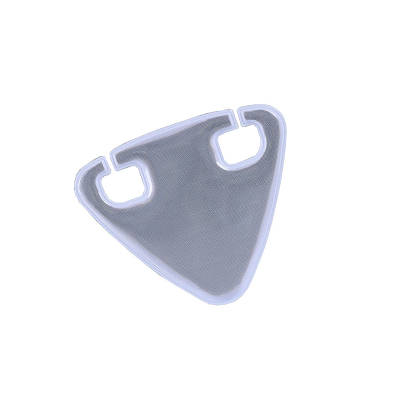 1 STKS Heldere Fietsen Reflector Draagbare Road Fiets Reflector Ultralight MTB TPU Reflecterende Driehoek Fietsaccessoires: Geel