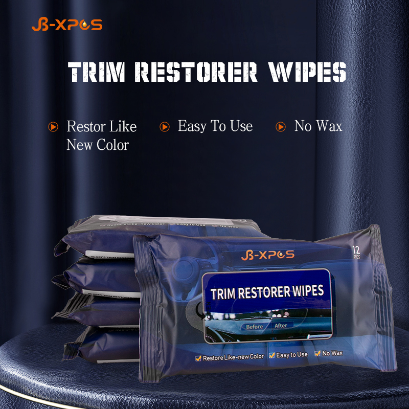 JB Quick Trim Restorer Wipes Interior Plastic Renovator Kit Keyboard Liquid Leather Foam Cleaner Guaranteed Restoration for Car
