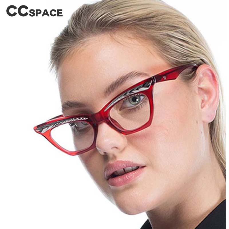 54373 Cat Eye Anti Blauw Licht Computer Brilmonturen Vrouwen Mode Brillen