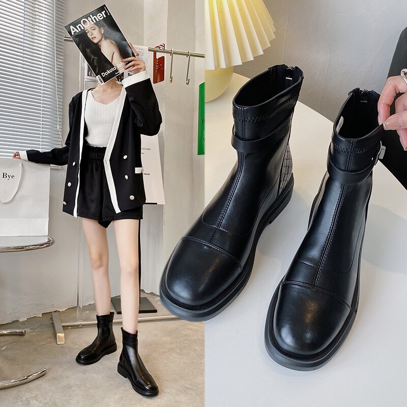 Botas Altas Planas Botas Calcetin Planas Botas Altas Mosqueteras