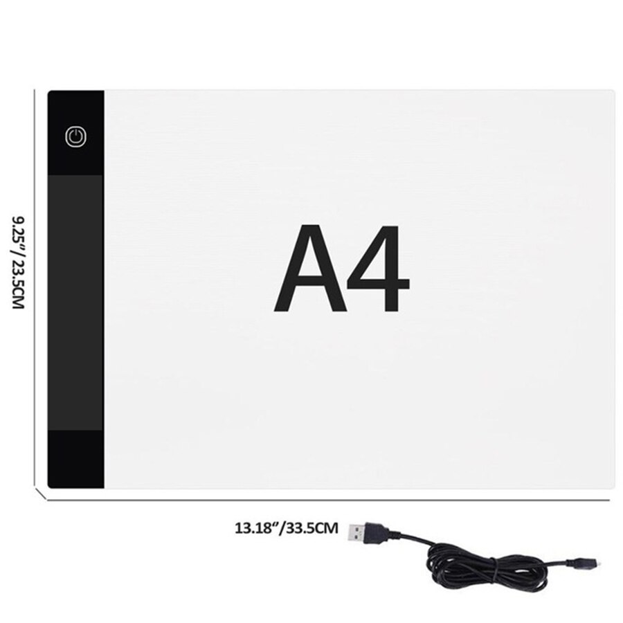 Portable A4 Size LED Diamond Painting Light Pad Eye Protection Bright Lightpad Board Diamond Painting Accessories Mosaic Tools