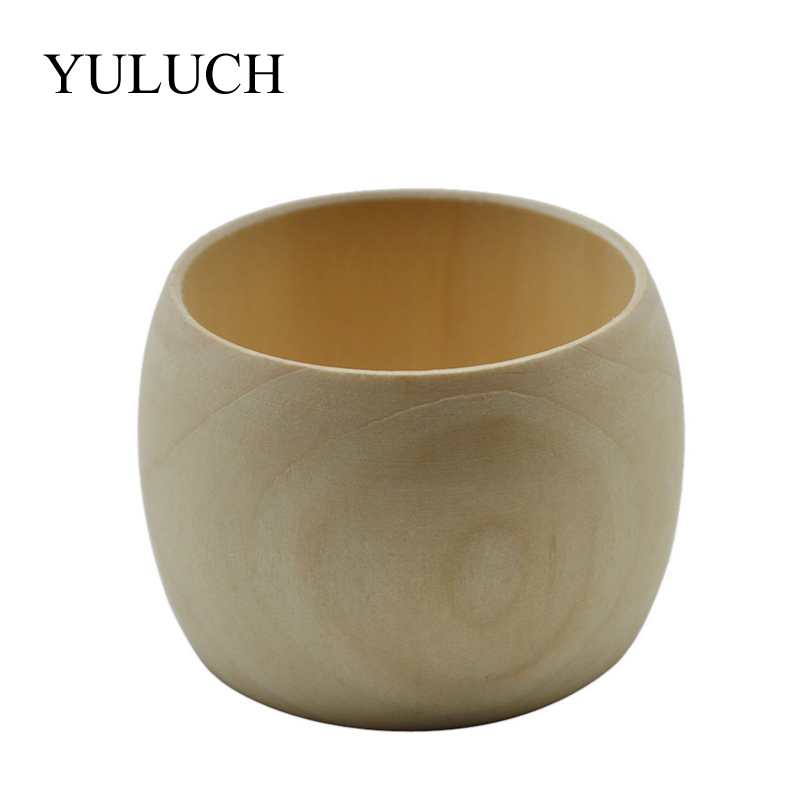 YULUCH DIY Ronde Natuurlijke Houten Eenvoudige Bangles Houten Armband Sieraden Voor Vrouwen/Dames uw eigen sieraden accessoires