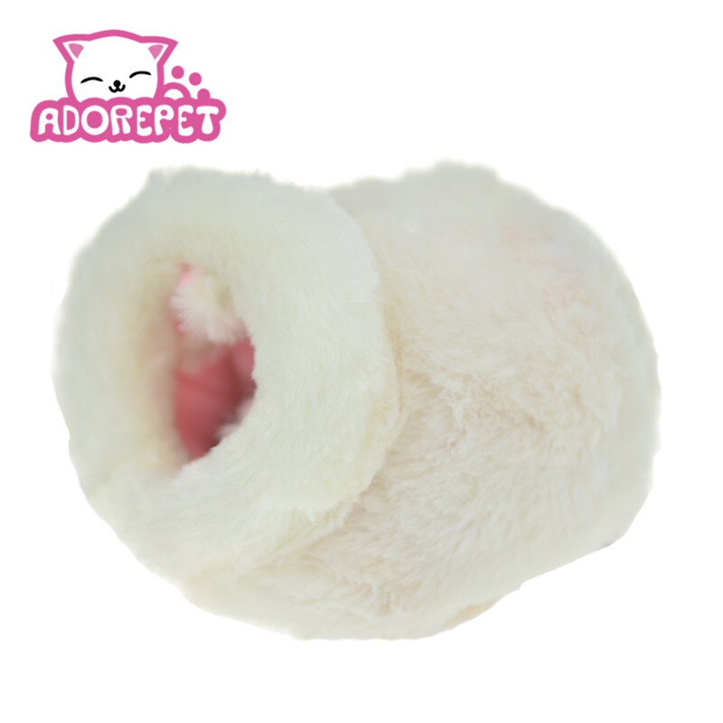 Vinter varm fleece hamster seng huse og skjuler lille dyr kæledyr fugl papegøje syrisk hamster hule seng bur reden tilbehør