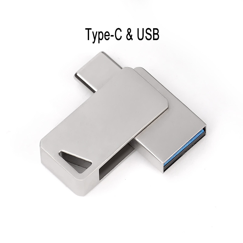 Type de Rotation C OTG USB 3.0 lecteur Flash 32GB 16GB 64GB 128GB USB C clé USB 3.0 Type C Flash pour téléphone intelligent Android Vivo