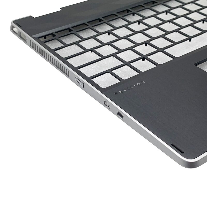 Funda para portátil HP Pavilion X360 15-DQ 15-dq, cubierta trasera LCD, reposamanos, parte inferior, L53034-001, L53033-001, plateada