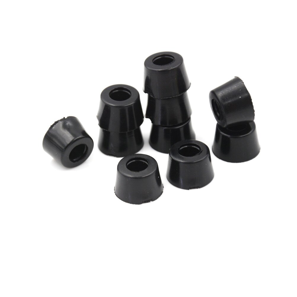 10/20 kpl pyöreä musta kestävä kumi instrumenttikotelo luistamaton kaappi kojelaatikko kotelo jalka puskurit jalat 17 x 10mm