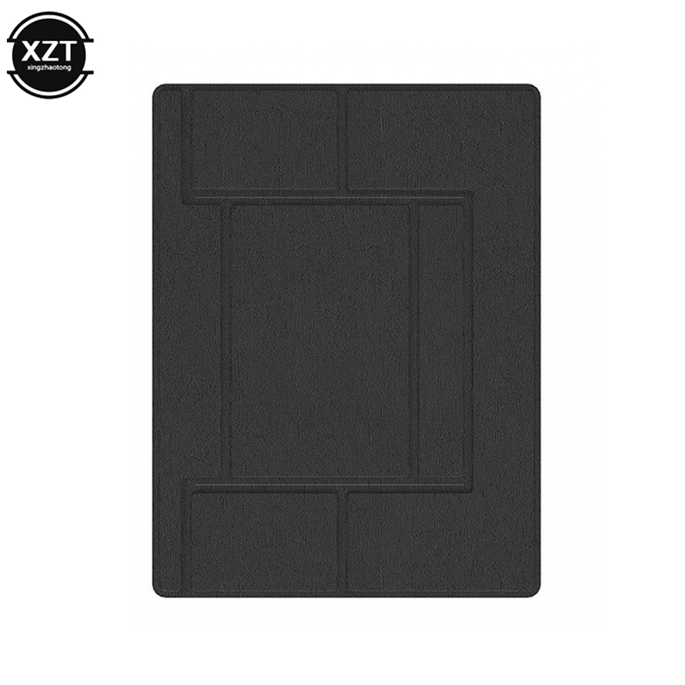 Bærbar justerbar bærbar stativ praktisk bærbar pute sammenleggbar brakettfunksjon nettbrettholder til ipad macbook bærbar pc