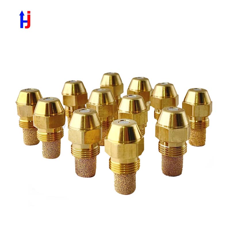 Buse de mazout en laiton, jet solide, injection de Eva diesel, jet de combustion, chauffage de transporteurs icphone, 0.3-6.0 USgal/H, 60 résistant, 9/16 po