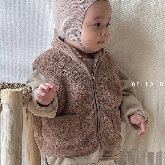 Herfst Winter Baby Dikke Fleece Pluche Vest Meisjes Jongens Mouwloos Vest Bovenkleding Kids Pocket Jasje Baby Meisje Kleding