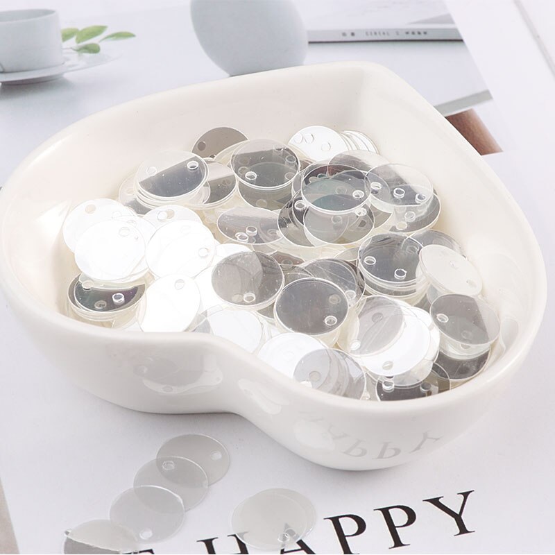 240 stücke 10mm Runde Pailletten transparent Pailletten Dame Kleidung Diy Zubehör Bühne Kostüm Schmuck Machen Anhänger Für Handwerk
