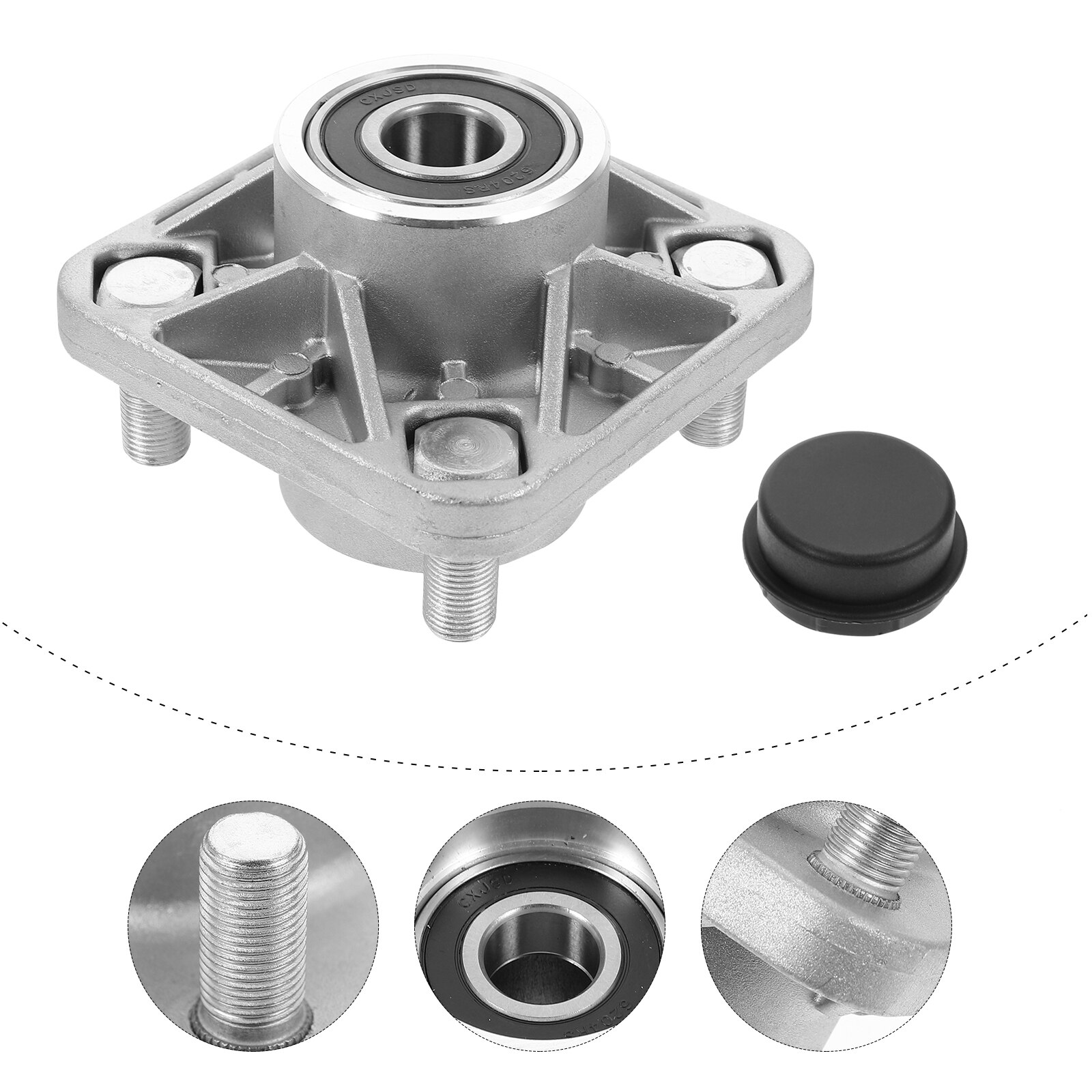 1pc Lightweight Durable Front Wheel Hub Assembly Club Car for Friends Co-worker