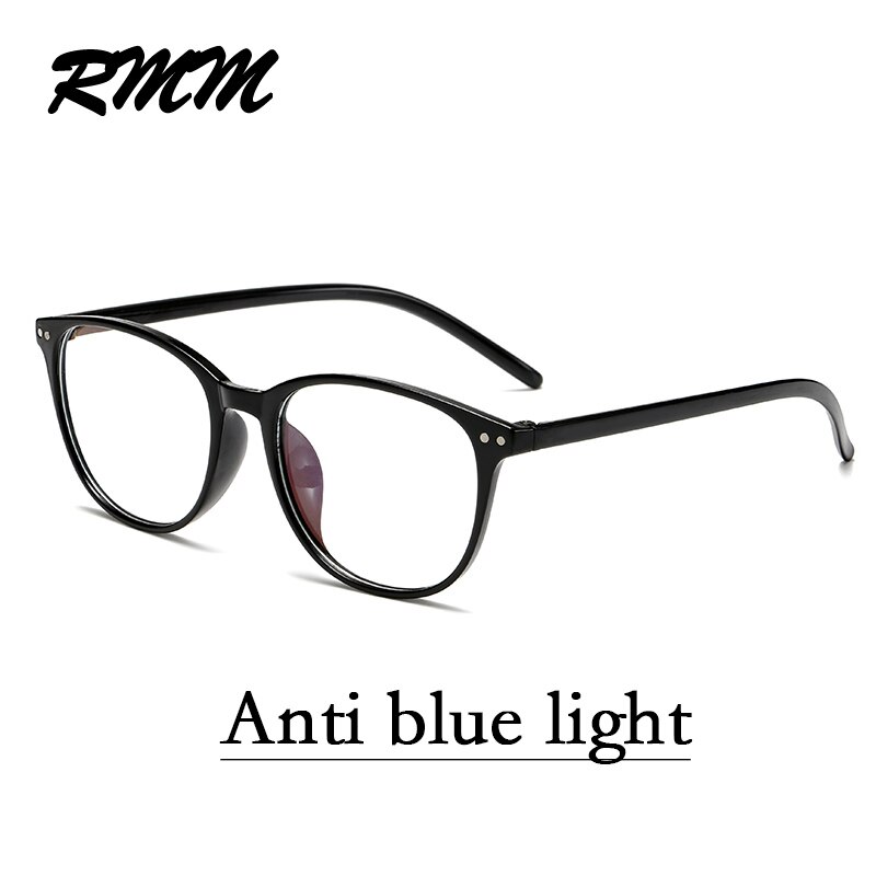 RMM Retro Square round Frame Plain Glasses Anti blue light glasses Women&Men Optical Spectacle Glasses Myopia Eyeglasses Frames: 5