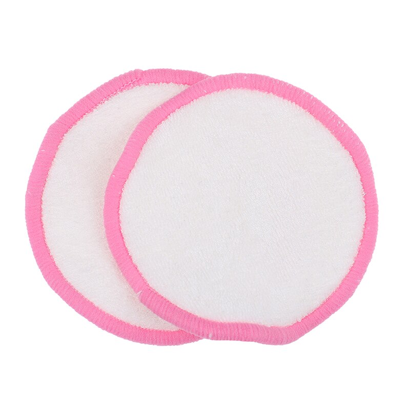 6 Pcs Reusable Makeup Remover Pads Washable Bamboo Cotton Facial Cleansing Makeup Tools