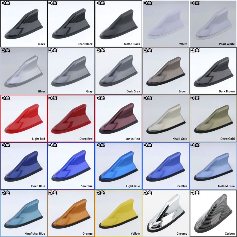 Waterproof shark fin antenna special auto car radio aerials Stronger signal Piano paint Suitable for most car models