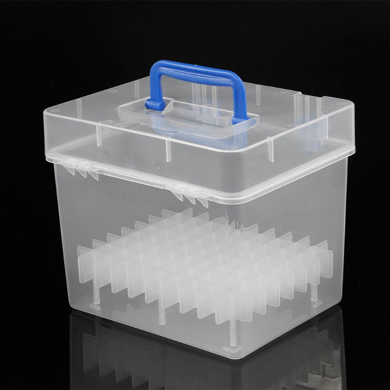 Caja de almacenamiento transparente para rotuladores, contenedor para manualidades de arte, organizador de Escritorio de oficina, hogar, escuela, estudiantes, suministros de estudio