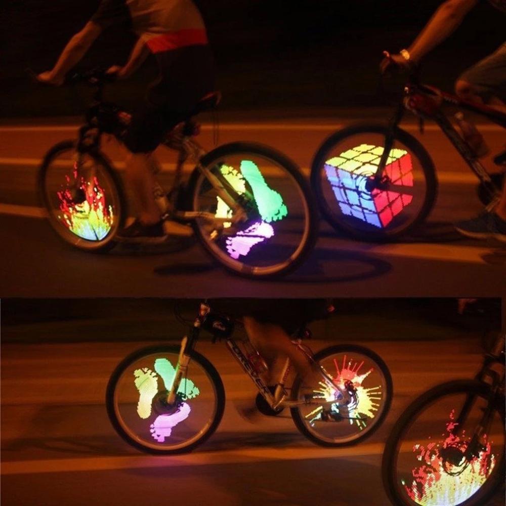 3D Fahrrad Speichen LED-leuchten Beleuchten sterben Straßen schick LED Bunte Fahrrad Räder Licht
