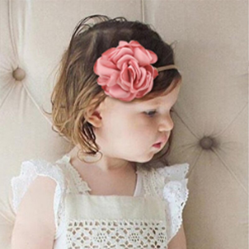 10 Teile/satz Nette BöGen Neugeborenen Baby Mädchen Stirnbänder Prinzessin Blume Elastische Baby Stirnband Haarband Für Mädchen Haar Zubehör