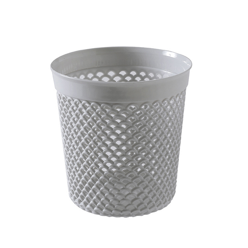 Desktop Pen Holder Office School Storage Case Plastic Pen Box Desk Pencil Organizer White Grey Makeup Brush Storage #30: B