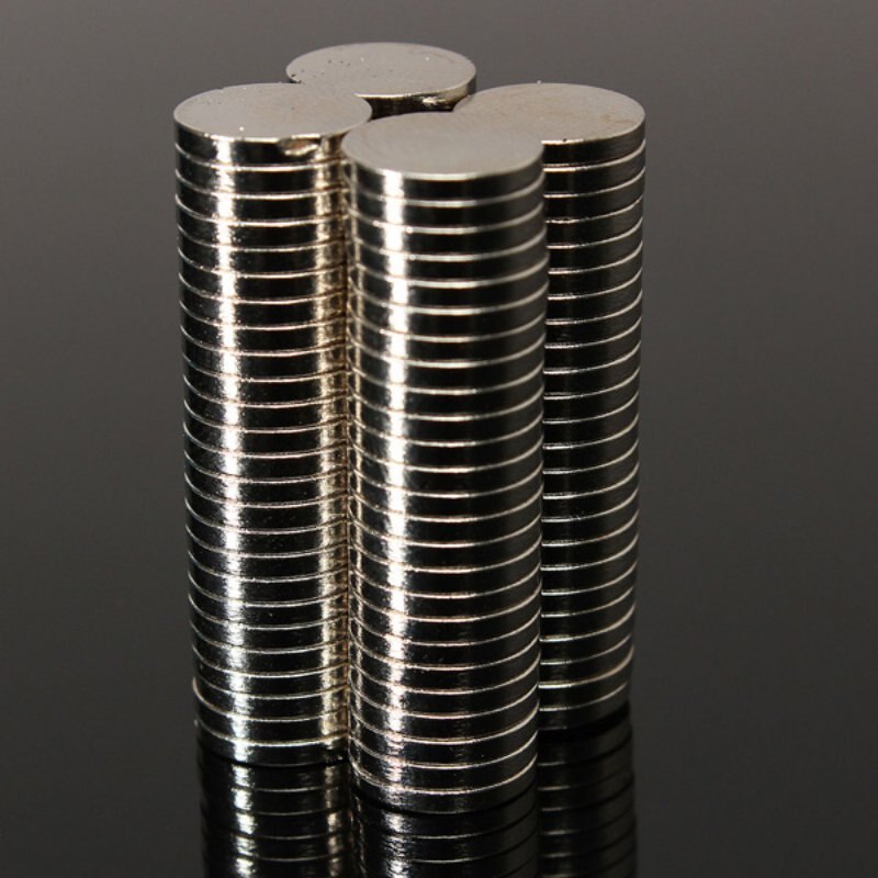 100 stuks 10 x 1.5mm neodymium schijf supersterke zeldzame aarde koelkastmagneten  n50