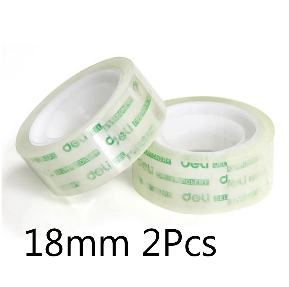 2 PCS little transparent 12mm 1.8cm super clear transparent small tape transparent tape 30061 for student and office: 30061  18mm 2 pcs