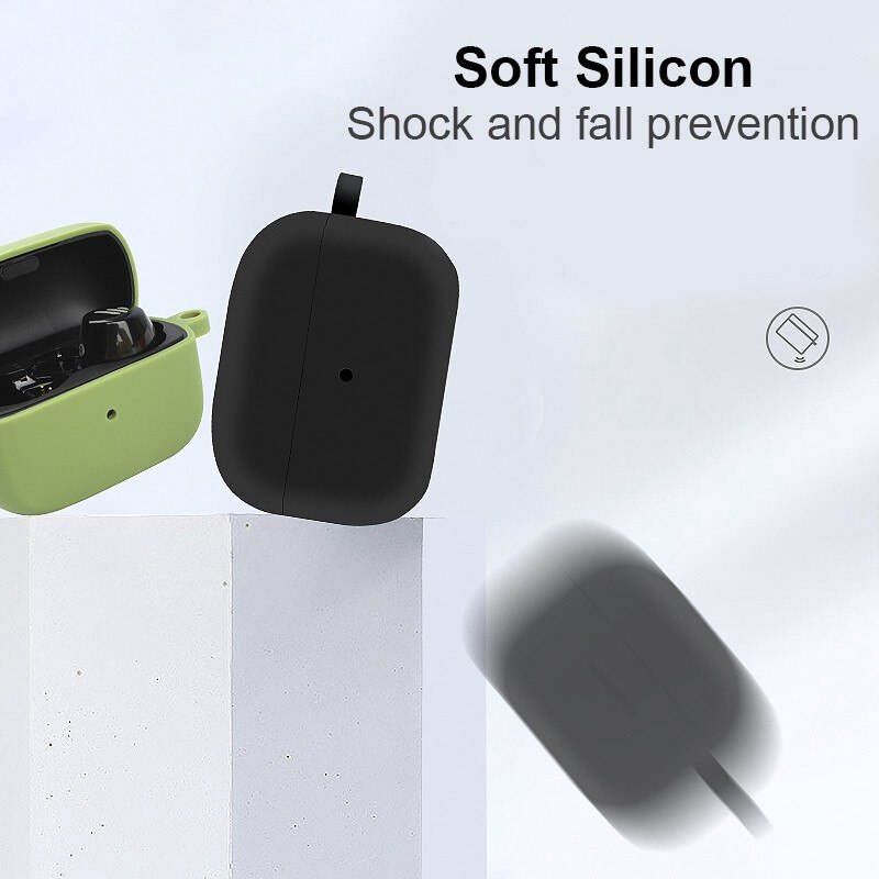 Funda protectora de silicona para auriculares EDIFIER TWS1, con gancho, antigolpes, bluetooth