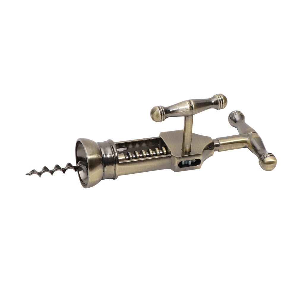 Classic Antique Wine Screw Corkscrew Handheld Waiters Zinc Alloy Corkscrew Bartenders Wine Opener Bar Tools