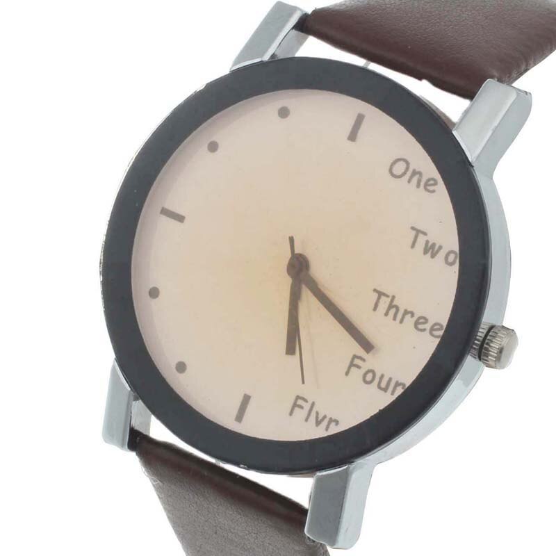 Neutral Leisure Letters Wrist Watches Motion Simulation Of Electronic Quartz Watch reloj kol saati Good-looking JUL 21