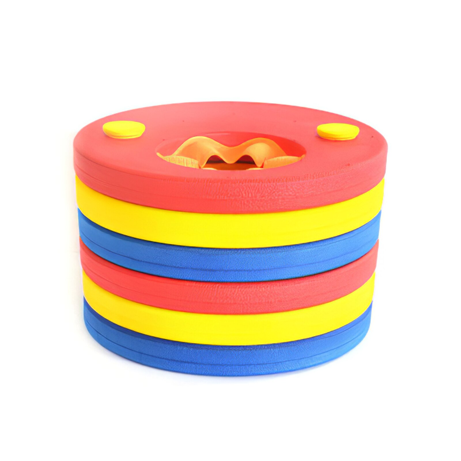 6 Stuks Ronde Arm Float Bands Eva Gratis Combinatie Foam Arm Bands Zwemmen Float Aid Gereedschap Voor Kinderen Zwemmen Veiligheid arm Bands