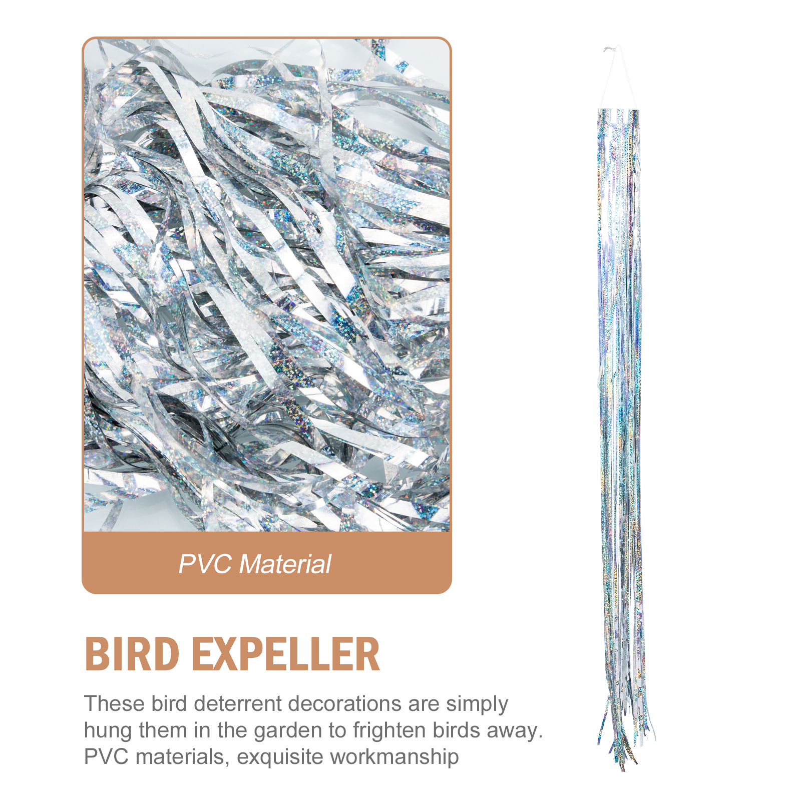 Practical Bird Expeller Bird Repellent Device Bird Deterrent Reflective Strips