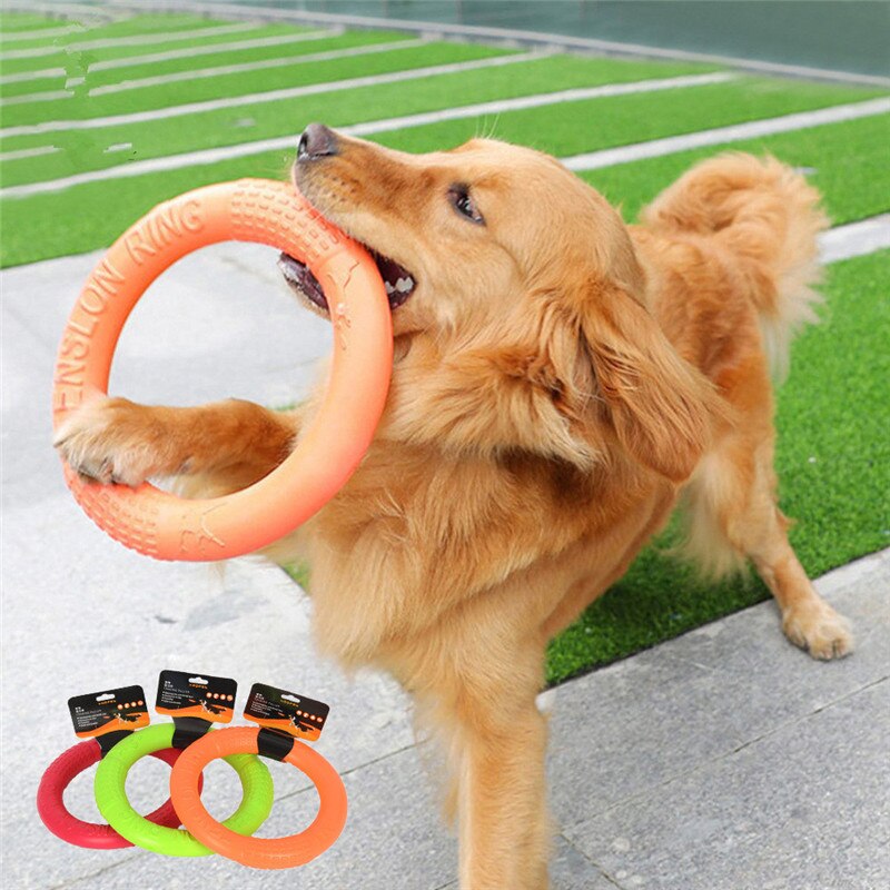 Dogs Toys Pet Rally Ring Molar Teeth Cleaning Toy Large Dog Side Shepherd Labrador Interactive Training Toys Dog Accessories