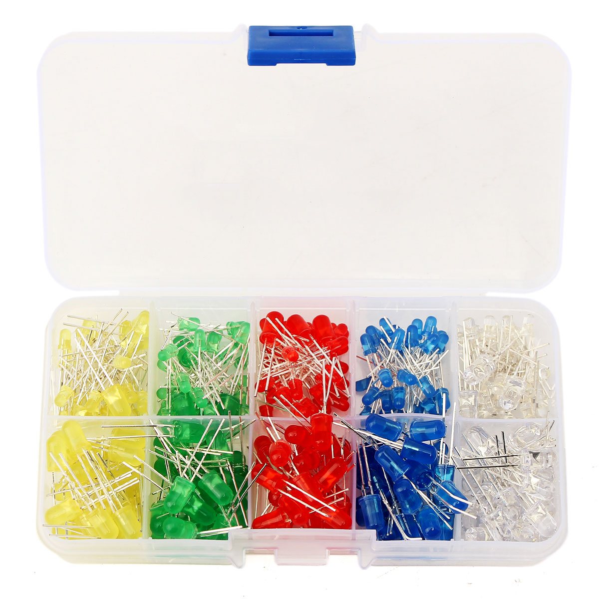 300Pcs 3mm 5mm LED Diode 10 Values Assortment Kit For Arduino