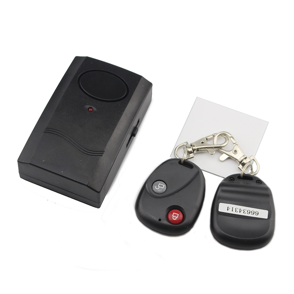 120dB Motorcycle Vibration Alarm System 2 Remote Control Anti-theft Burglars Alarm Security Protection High Sensitivity
