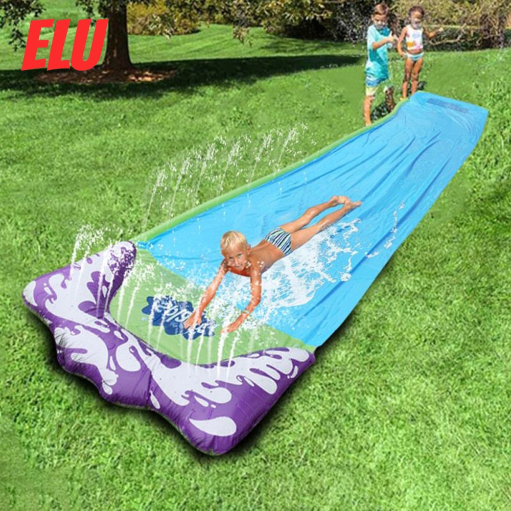 Splash Sprint Racing Water Slide World of Watersports Super Slide Lawn Water Slides Slip and Slide for Kids Lawn Garden Play Swi