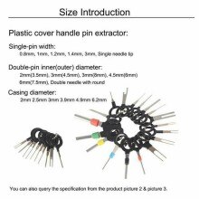Removal Pin Extractors Terminal Tool Wire 70PCS Casing Tools Connector