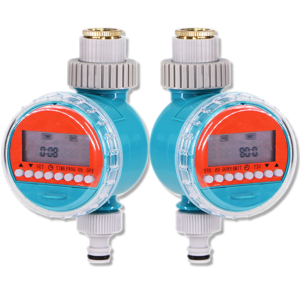 Drip Irrigation Solenoid Valve LCD Watering Timer Automatic Electronic Controller Irrigator 1/2&amp;3/4'' Home Garden Greenhouse