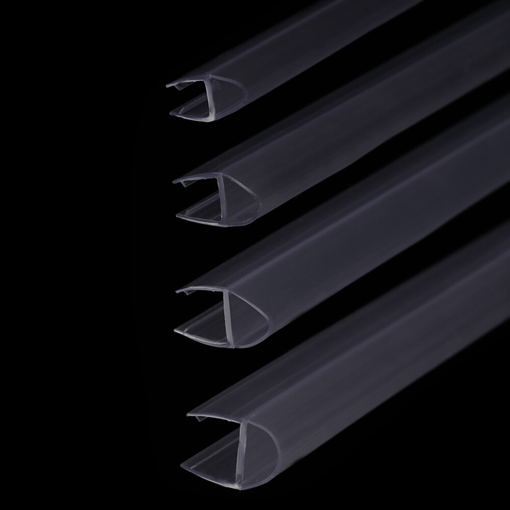 Draagbare Bad Douche Screen Deur Afdichting Strip 4 Tot 12Mm Seal Kloof Raam Deur Tochtstrip Deur Beschermende Strip Badkamer hardware