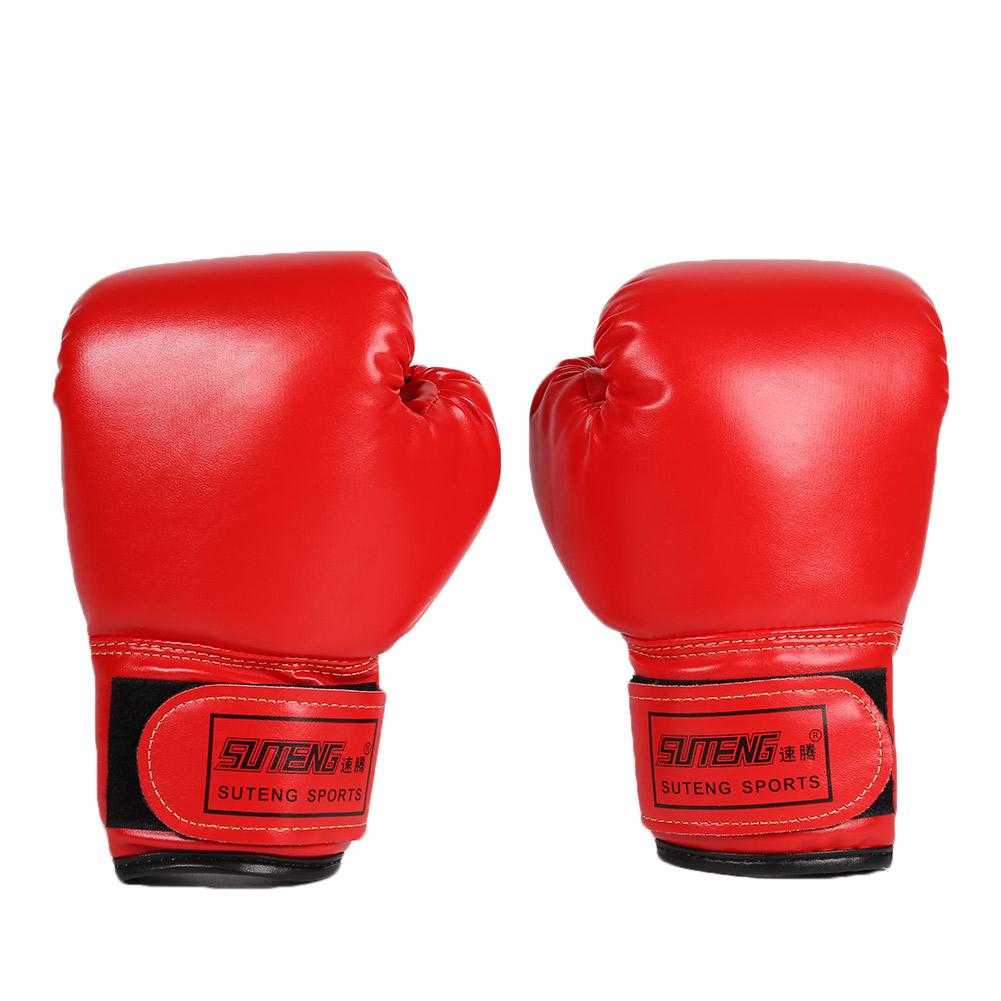 2pcs Kids Children Boxing Gloves PU Leather Kids Breathable Muay Thai Sparring Punching Karate Kickboxing Gloves