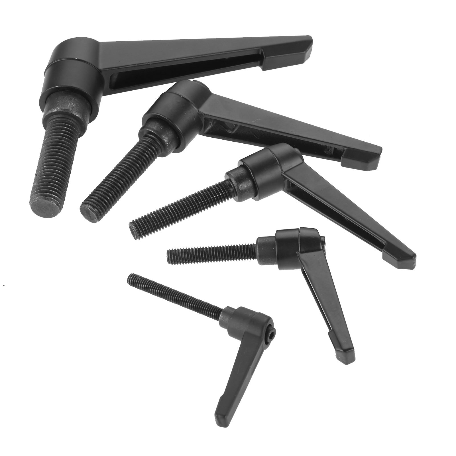 1Pc Male Thread Fixing Handle M8 M10 M12 Clamping Lever Machinery Adjustable Handle Locking External Male Thread Knob Handle