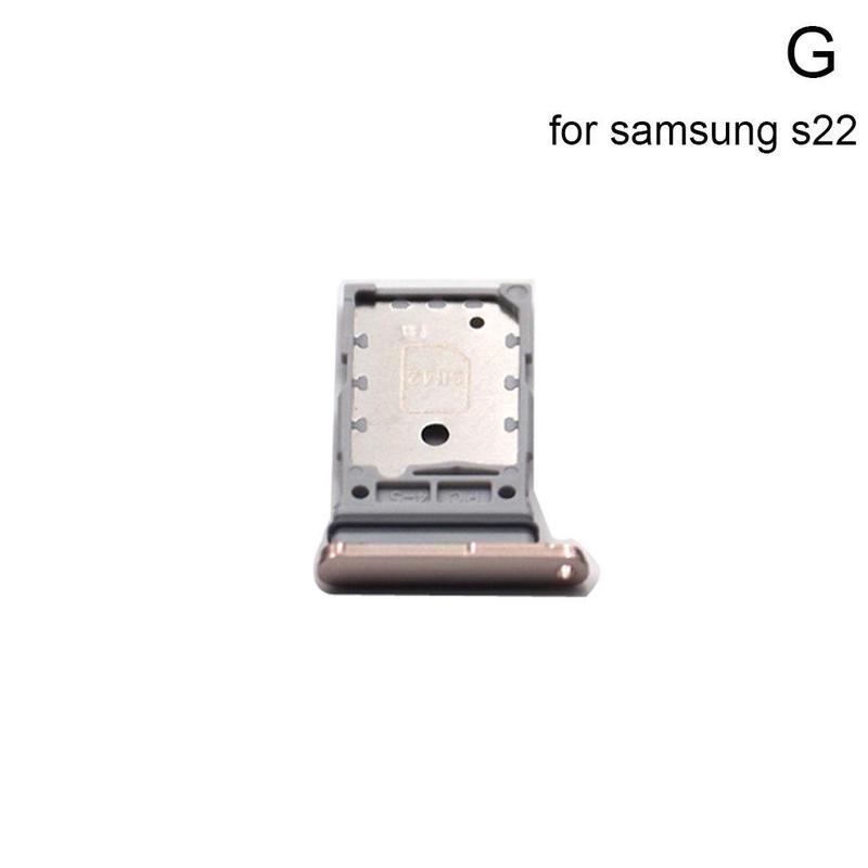 Cell Phone Repair Card Slot For Samsung S22 PLUS S22 Ultra Sim Tray Holder SIM Chip Card Slot Adapter Socket Part: G