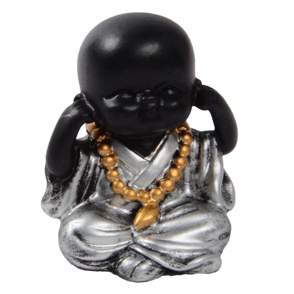 Small Buddha Monk Figure Decoration Figure Statue Home Office Table Decoration